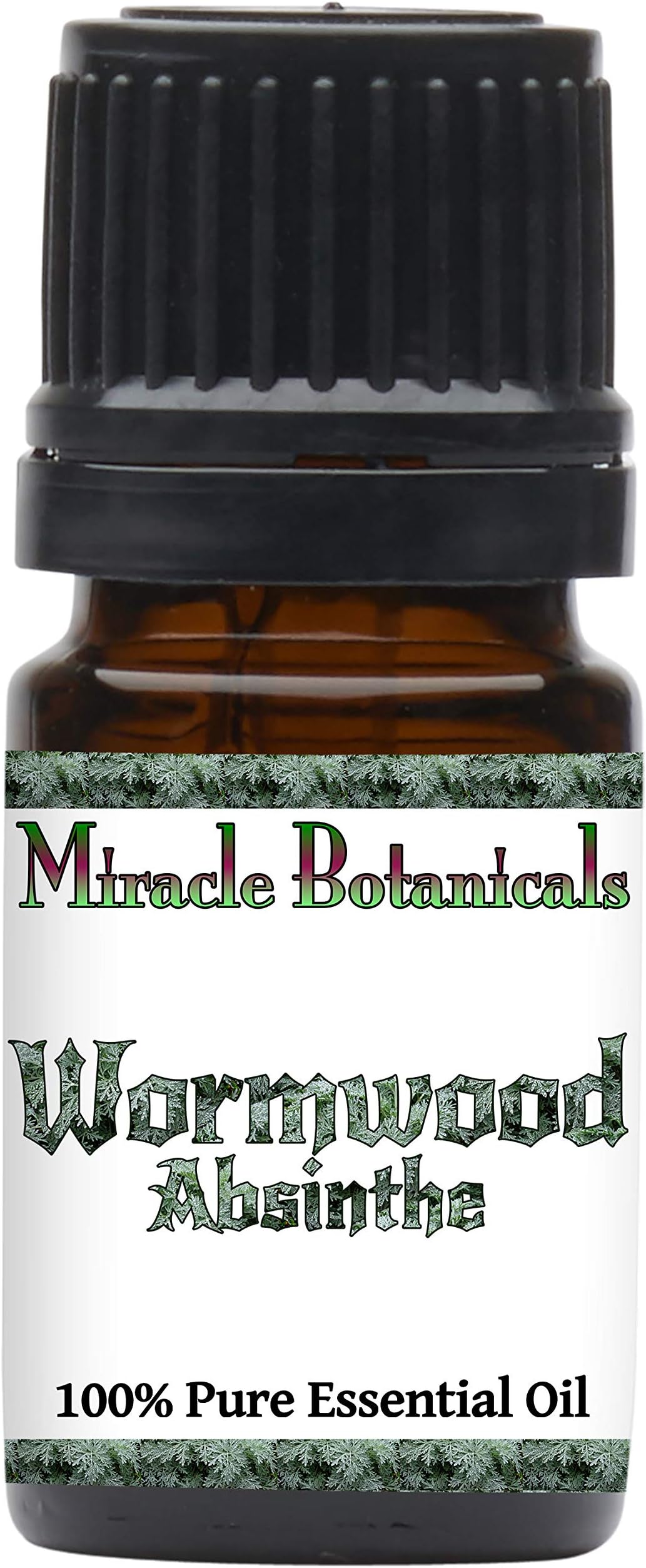 Miracle Botanicals Wormwood (Absinthe) Essential Oil - 100% Pure Artemisia Absinthium - 10ml or 30ml Sizes - Therapeutic Grade (5ML)