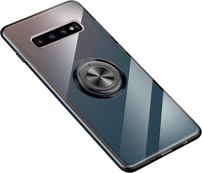 Funda para Samsung Galaxy S10 S10e S10 Plus Slim Transparente Cubierta 360 Grado Anillo Grip Funda para Samsung Galaxy S10 S10e S10 Plus Slim Transparente Cubierta 360 Grado Anillo Grip