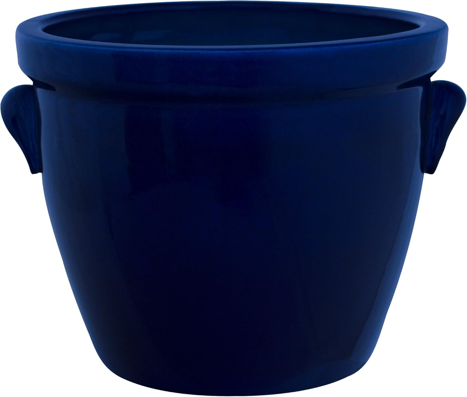 Bleu Cobalt 19 X 15 Cm En Ceramique Ceramique De Grande Qualite Pot De Fleurs Cache Pot Pot Cache Pot Venus Ii Bazis Az