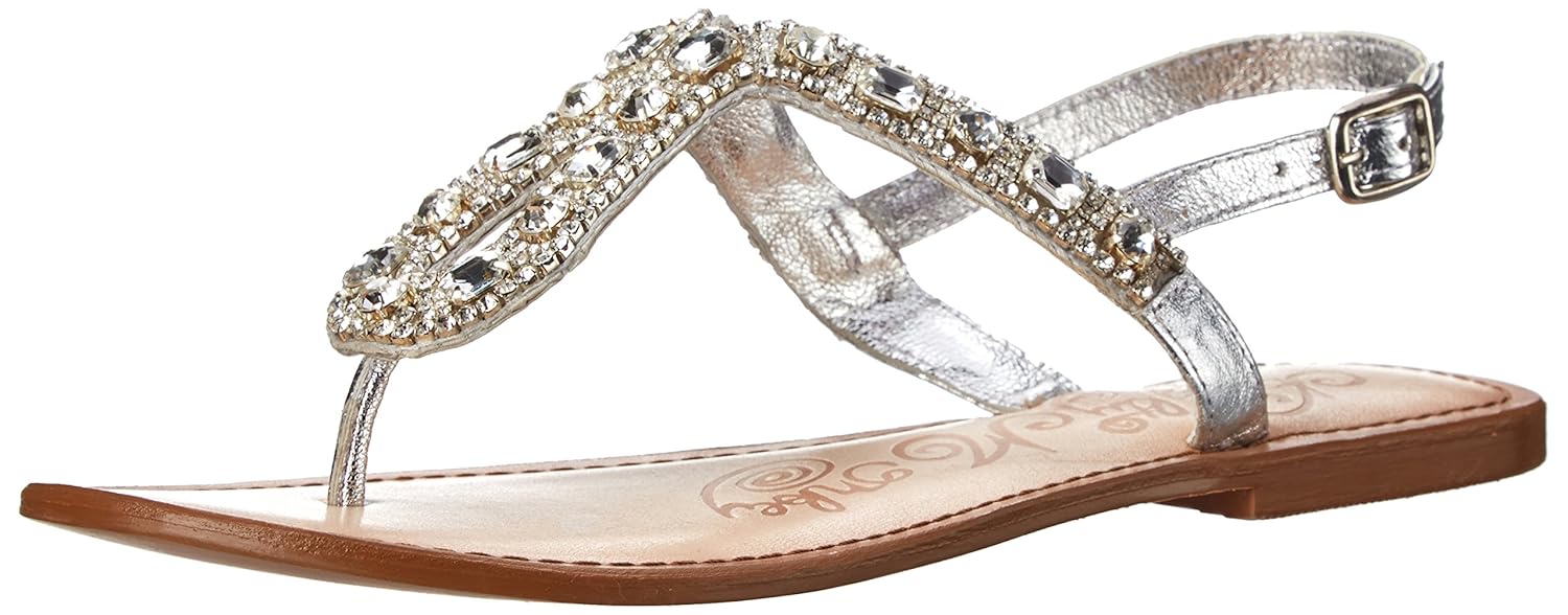 naughty monkey rhinestone sandals