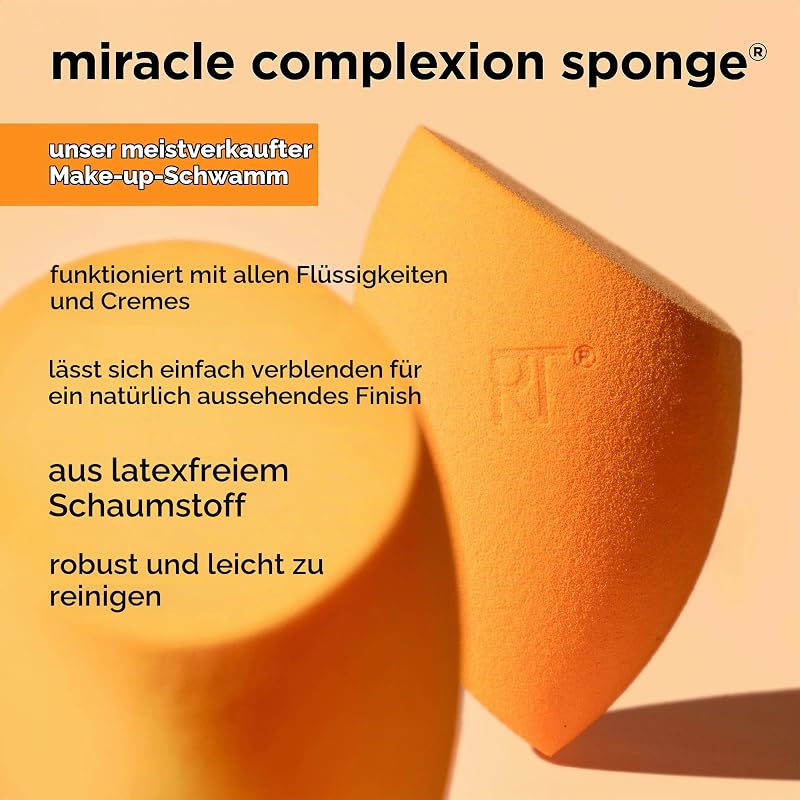 Miracle Complexion Makeup Sponge Full Cover Foundation With Travel Case