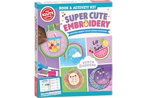 KLUTZ Super Cute Embroidery Craft Kit