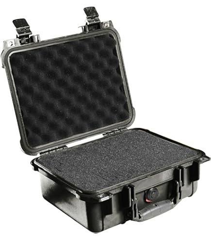 Pelican 1400 CASE ブラック Amazon.com : Pelican 1500 Case With Foam (Black) : Electronics