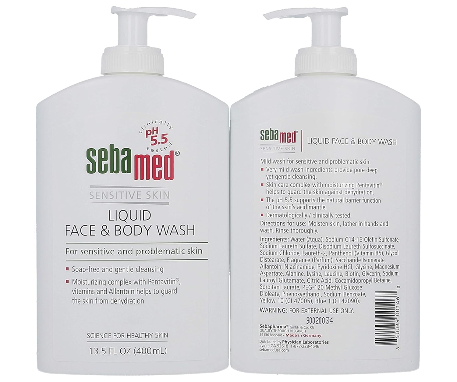 sebamed lıquıd face body wash