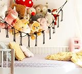 mirolam Teddy Hammock Toy Storage Net for Stuffed Animals Nursery Decor view 6