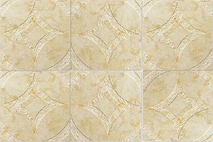 Amazon Com 4x4 Circa Design Hand Carved Pattern Jerusalem Stone