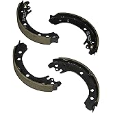 BOSCH BS801 Blue Drum Brake Shoe Set - Rear | Compatible with Select Toyota Corolla