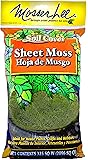 Mosser Lee 0460 Natural Green Sheet Moss, 325 Square Inch