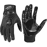 HANDLANDY Youth Football Gloves, Kids Sticky Receiver Gloves,Super Grip Football Glove Best Gift for Boys,Girls