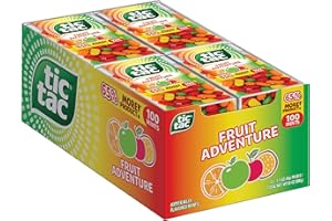 Tic Tac Fruit Adventure, On-the-Go Pocket-Sized Mints, 100 pieces, Bulk 12 Pack, 1.7 oz Each