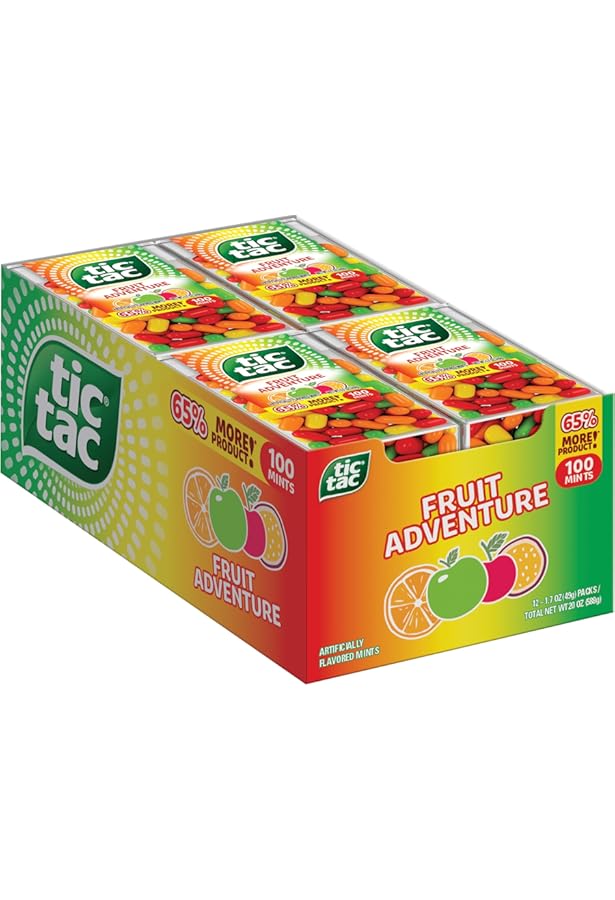 Amazon.com : Tic Tac Fruit Adventure x 24 : Grocery & Gourmet Food