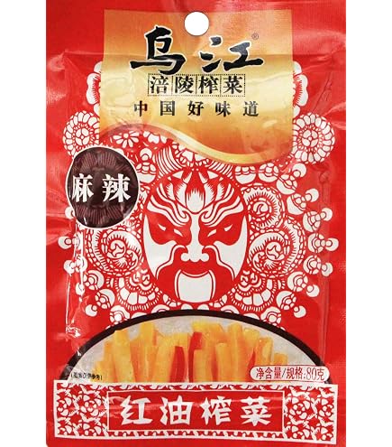 Amazon.com : 榨菜大王 Zhacai Preserved Mustard Vegetable Strips