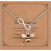 AHAETH Bee Necklace Gifts for Women Gold Bumblebee Jewelry Honey Bee Necklaces
