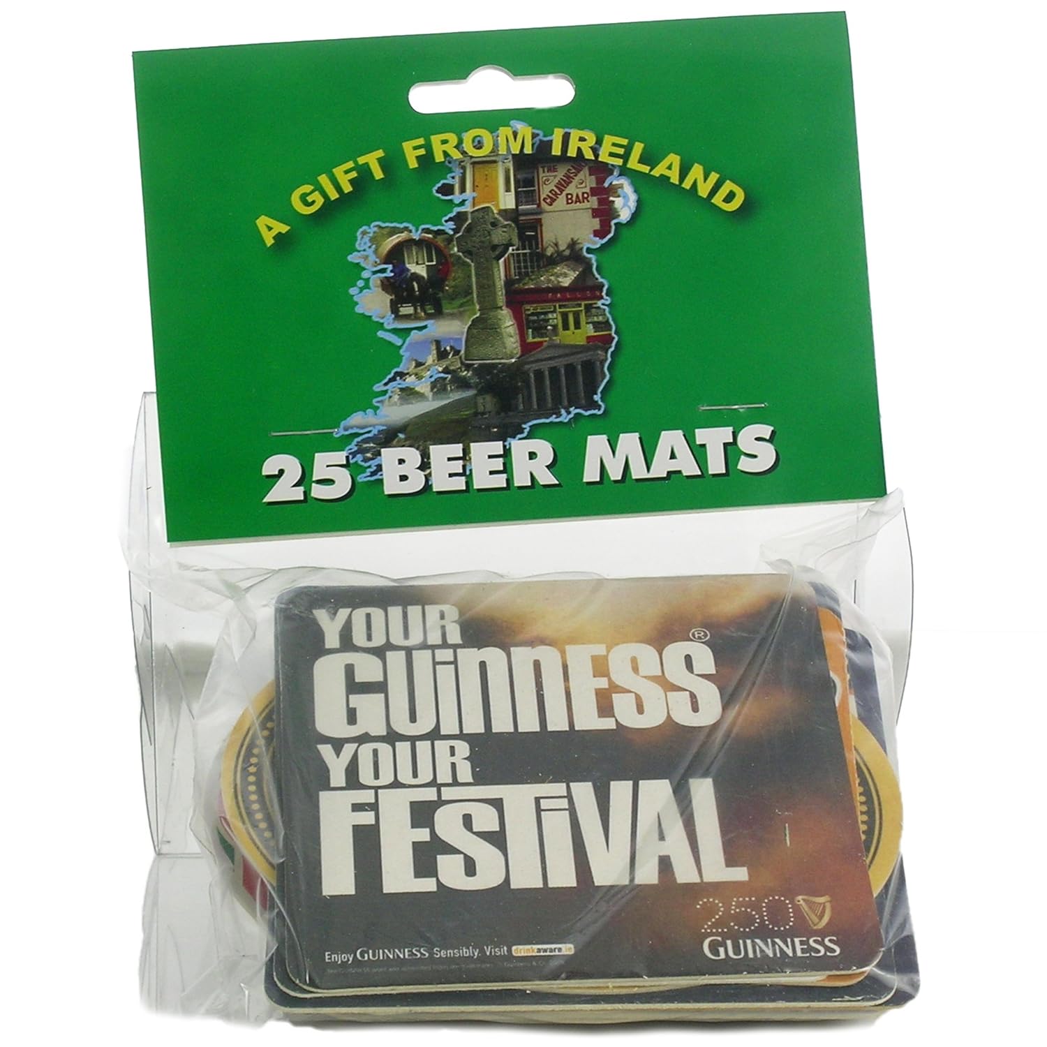 Traditional Irish Pub Beer Mats (Pack of 25) Amazon.co.uk Kitchen & Home