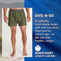 ExOfficio Men's Give-N-Go Boxer Single Pack, Nori, S