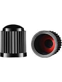 Valve-Loc Tire Valve Caps (25-Pack) Black, Universal Stem Covers for Cars, SUVs, Bike and Bicycle, Trucks, Motorcycles | Heavy-Duty, Airtight Seal | Screw-On, Easy-Grip Use