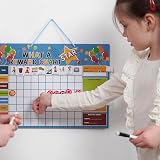 Jaques of London Toddler Reward Chart with Magnetic Stickers 3+ view 6