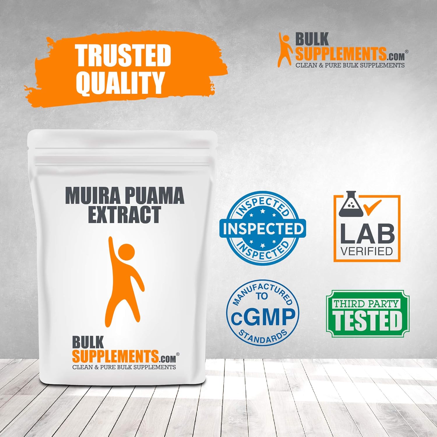 Muira Puama Extract by Bulksupplements (250 Grams): Health & Personal Care