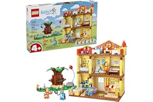 LEGO Bluey: Bluey’s Family House Building Toy - Pretend Play Toys & Figures Playset for Boys & Girls, Ages 4+ - with 5 Characters - Gift for Christmas - 11203