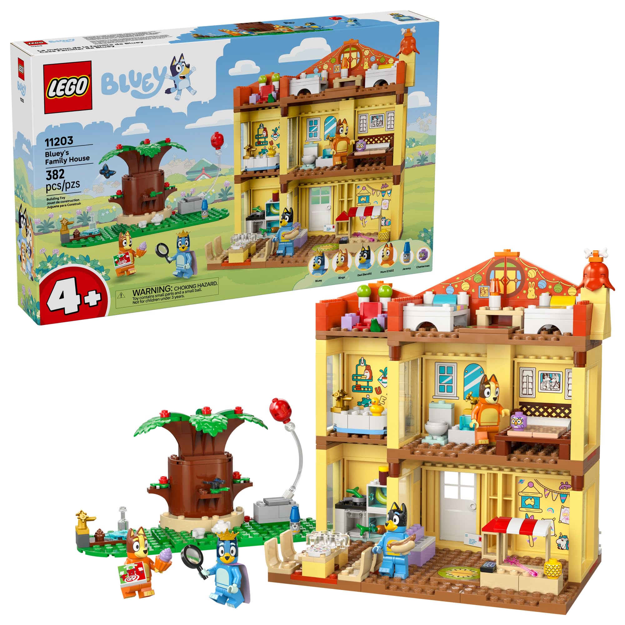 Photo 1 of Lego Bluey: Bluey’s Family House - Toddler Toy for 4 Year Old Boys and Girls - House Playset Includes Bluey and 5 Popular Characters - Great Birthday Gift Idea for Preschoolers - 11203