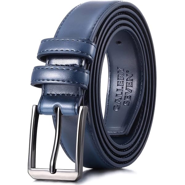 DOOPAI 2-Pack Men's Ratchet Belts - 1 3/8" Genuine Leather, Adjustable 40" To 48", Gift Box (Black & Red)