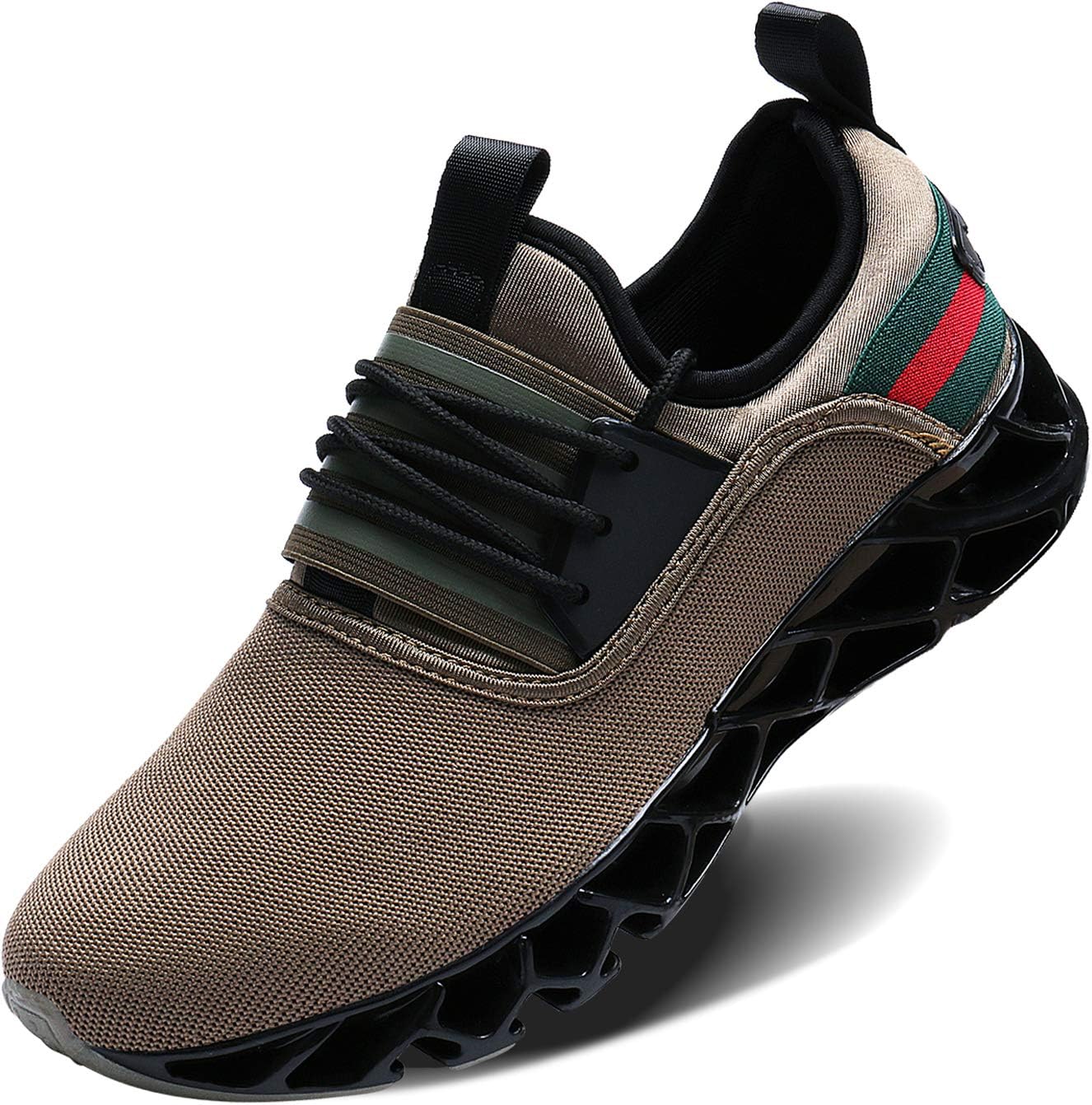 Wonesion Mens Athletic Running Outdoor Shoes Blade Gym Workout Jogging Sneakers