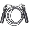 Rx Smart Gear Jump Rope - Black Ops Ergonomic Handles with Trans Black Cable Buff 3.4 | Jump Smart Weighted Speed Rope for Sports & Fitness, MMA, HIIT, Cardio Workout