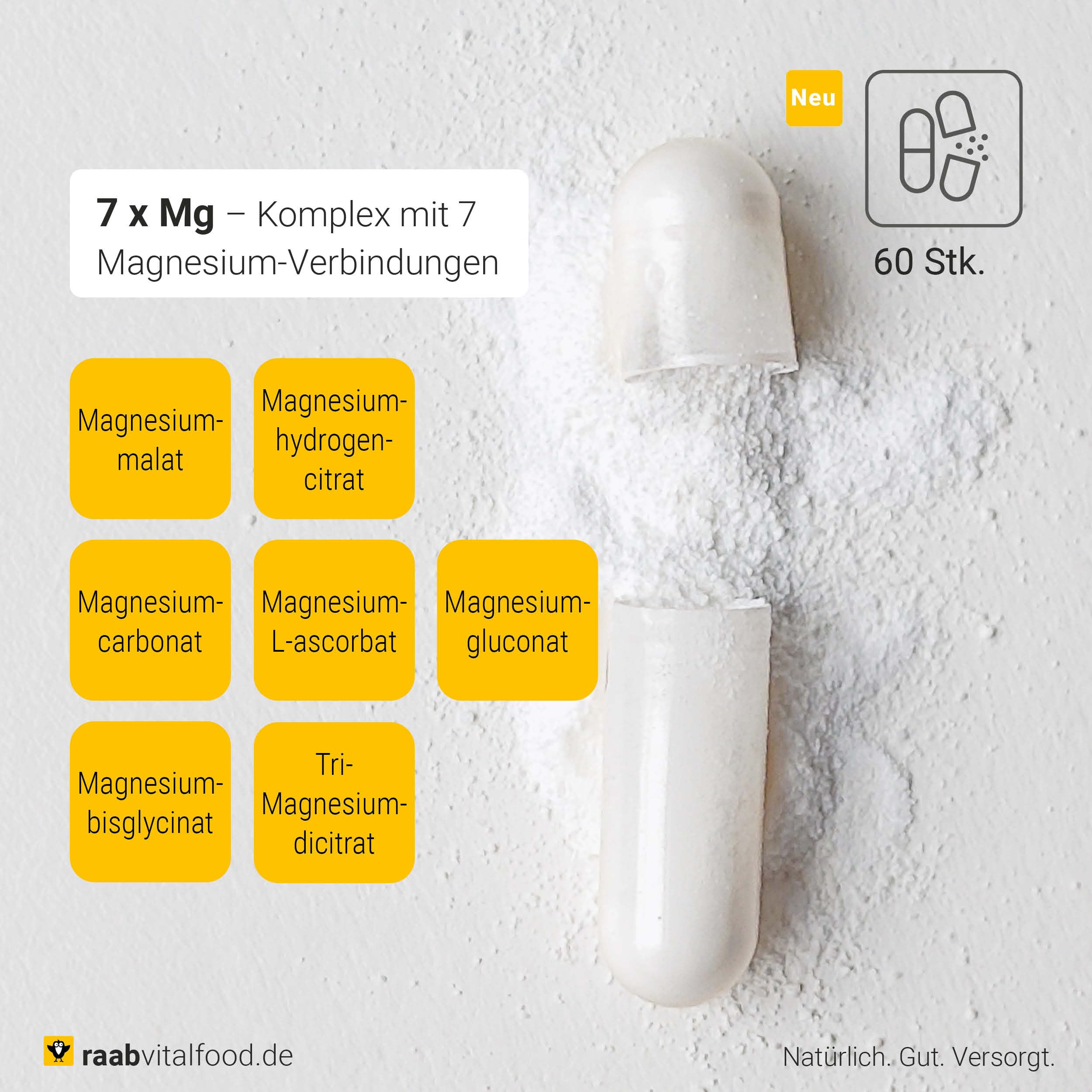 Magnesium Komplex 60 Kapseln à 937 mg 1 x 56,20 g 4