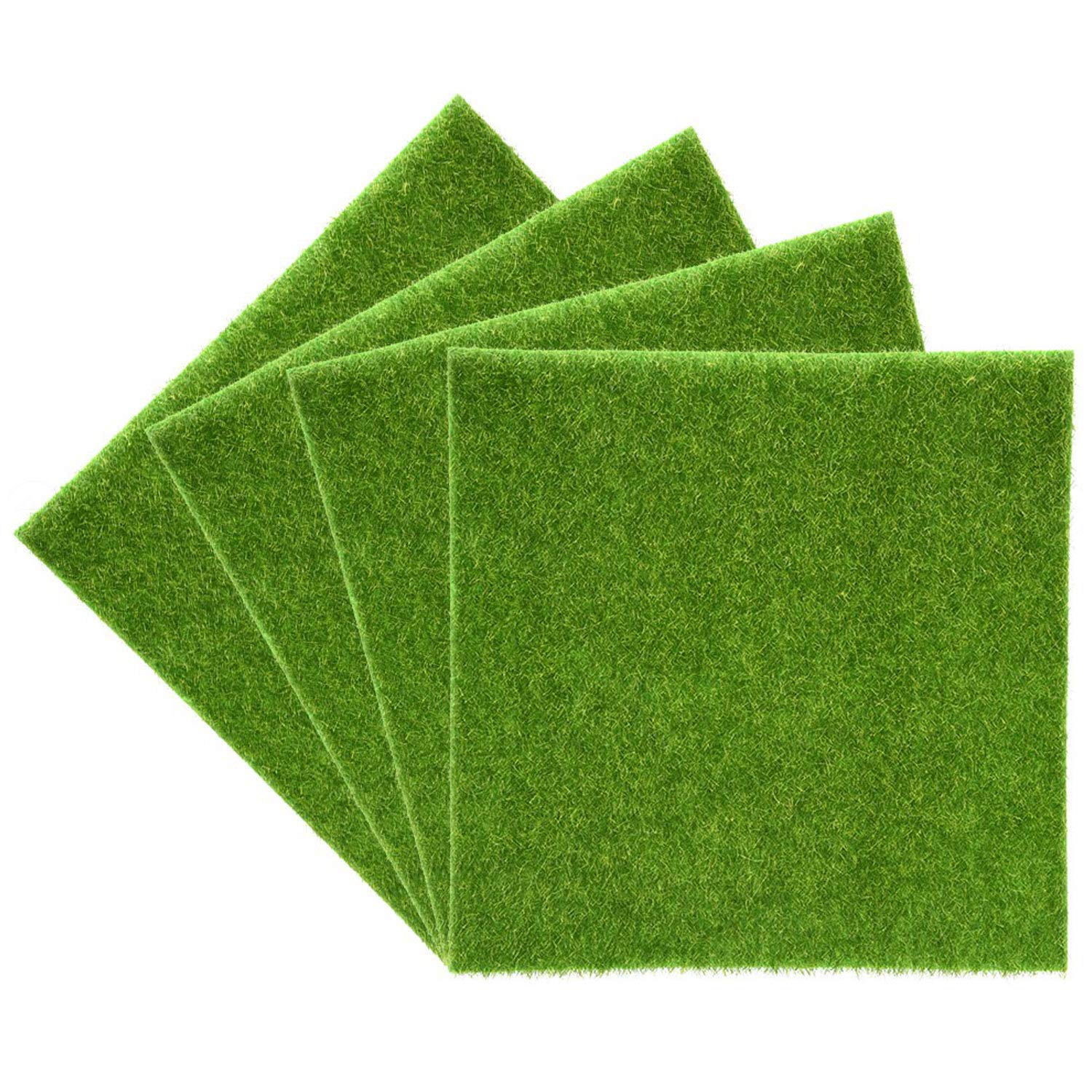 Synthetic Grass in Synthetic Artificial Turf Micro Landscape Home Decoration Ornament 2Pz 30*30cm