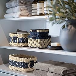 LA JOLIE MUSE Small Wicker Baskets for