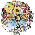 60Pcs Random Assorted Iron on Patches, Cute Sew on/Iron on Embroidered Applique Patches for Jackets, Hats, Backpacks, Jeans, DIY Accessories
