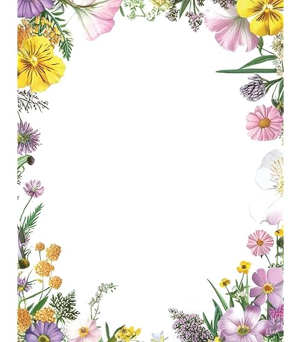 Amazon.com : Great Papers! Bright Floral Letterhead, 80