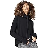 Sweaty Betty Women's Boxy Fit with High Neck Fleece Sweatshirt