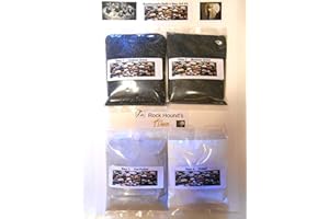 ROCKHOUND'S FIRST CHOICE Rockhound's 1st Choice Rock Tumbler Refill Grit Kit Polishes up to 3 Lbs of Rocks-Use in Thumlers,Lortone,Dr.Cool, Nat'l Geo & Chicago