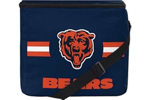 FOCO NFL Officially Licensed Primary Logo Team Stripe 6 or 12 Pack Soft Insulated Game Day Football Lunch Tote Cooler