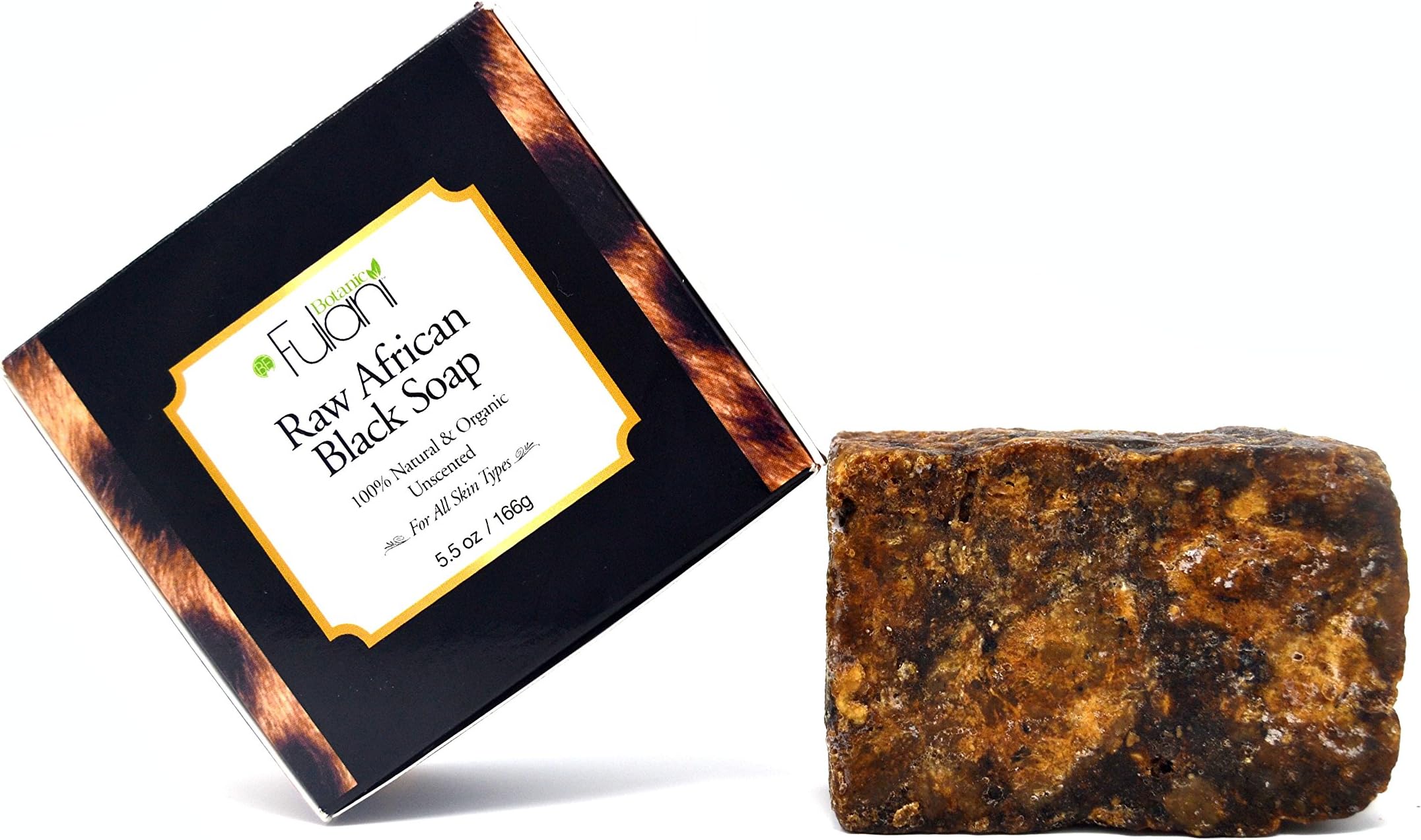 Raw African Black Soap 5.5 oz