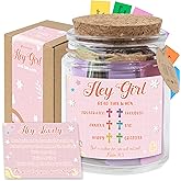 Bible Verse Jar for Teen Girl – Christian Gift For Teens, Graduation Gifts For Her, Easter Basket Stuffers For Teens, Easter Gifts For Teen