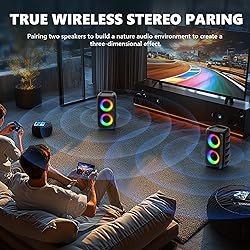 Karaoke Machine, Portable Bluetooth Speaker, PA