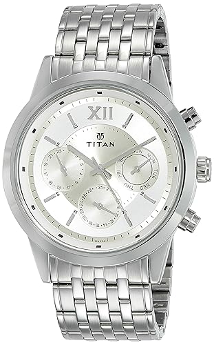 Neo Analog Champagne Dial Mens Watch - 1766SM01