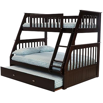 Buy Discovery World Furniture Twin Over Full Bunk Bed With Trundle Desk Hutch And Chair In Espresso Finish Online In Turkey B00fyvft1a