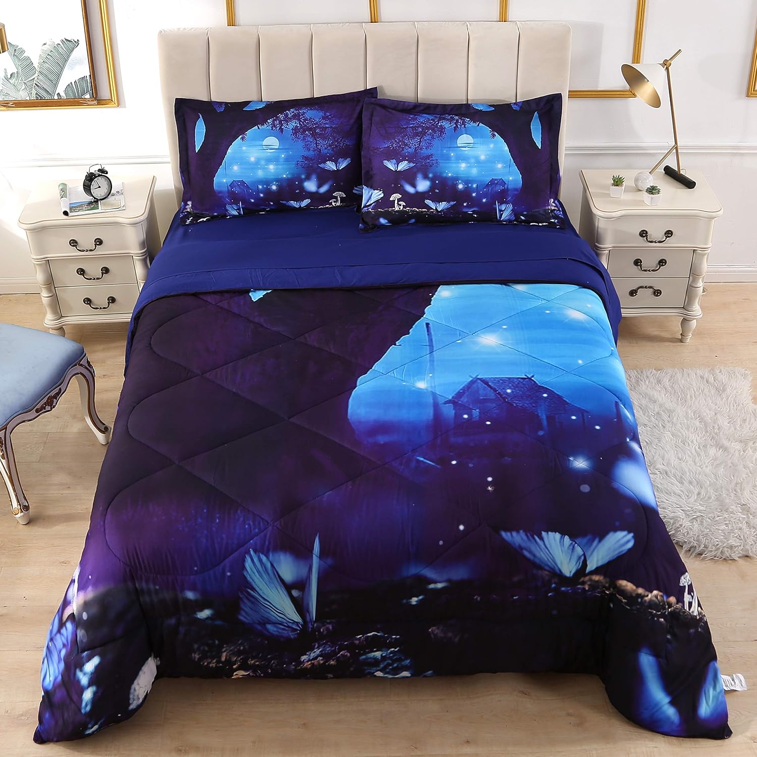butterfly twin comforter set