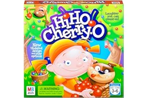 Hasbro Gaming Hi Ho! Cherry-O Board Game for 2 to 4 Players Kids Ages 3 and Up (Amazon Exclusive)