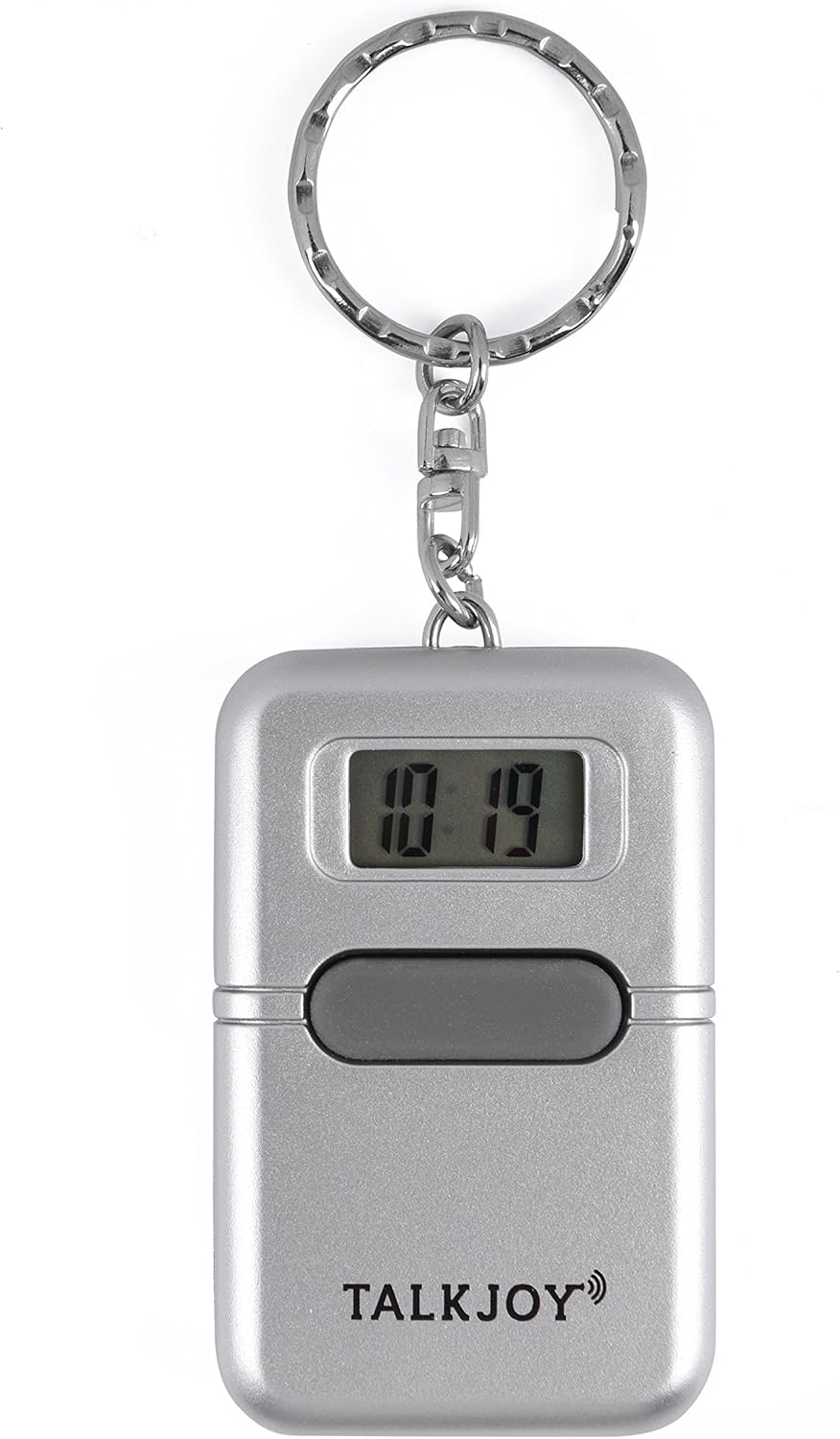 EN English Talking Time Alarm Clock Watch Speaking Key Chain Blind