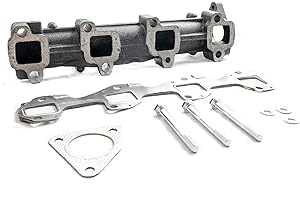 GXP Updated Driver Side Exhaust Manifold & Hardware Compatible with 2001-2016 Chevy/GMC 6.6 LB7 LLY LBZ LMM LML Duramax Diesel