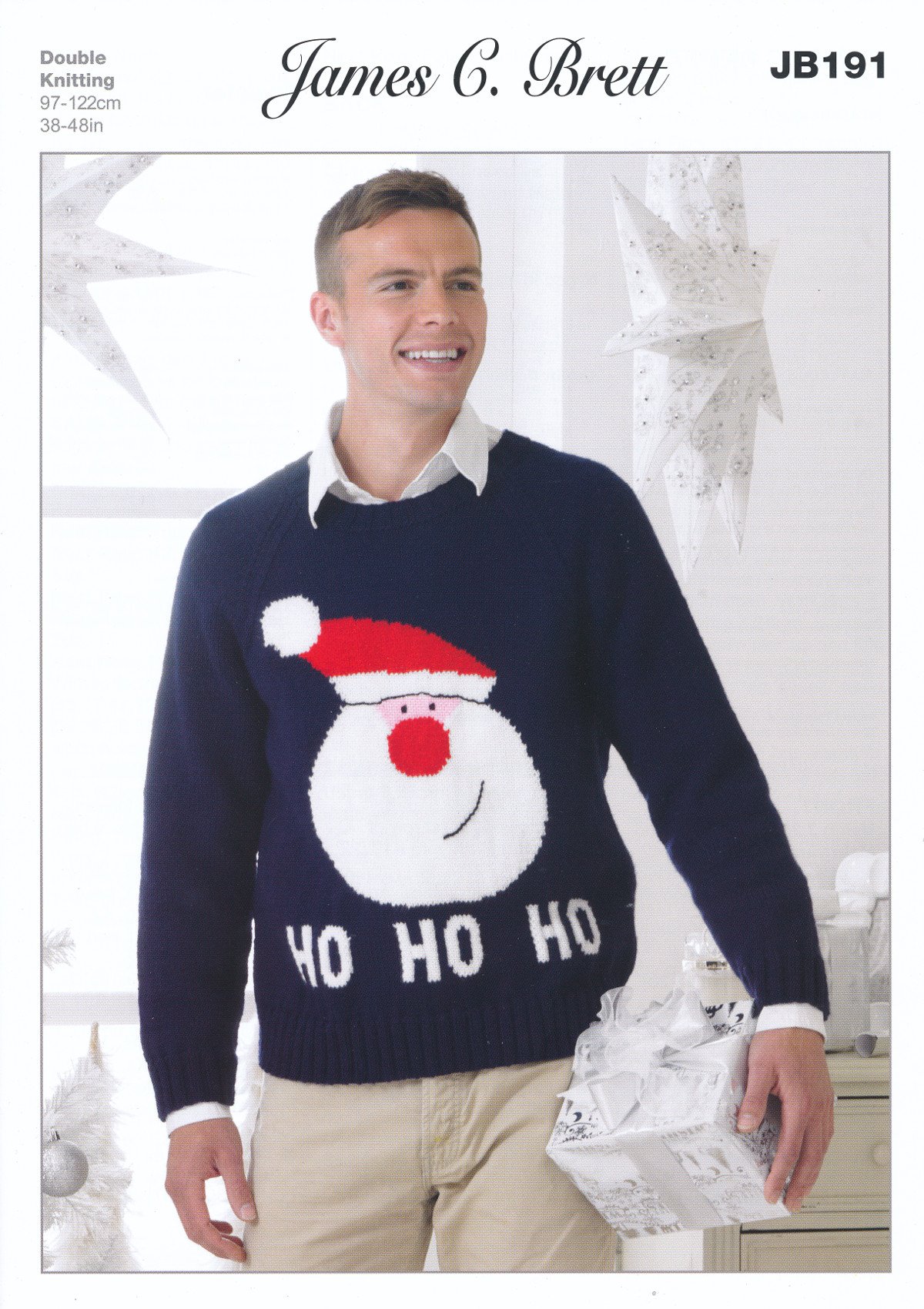 mens christmas jumper knitting pattern