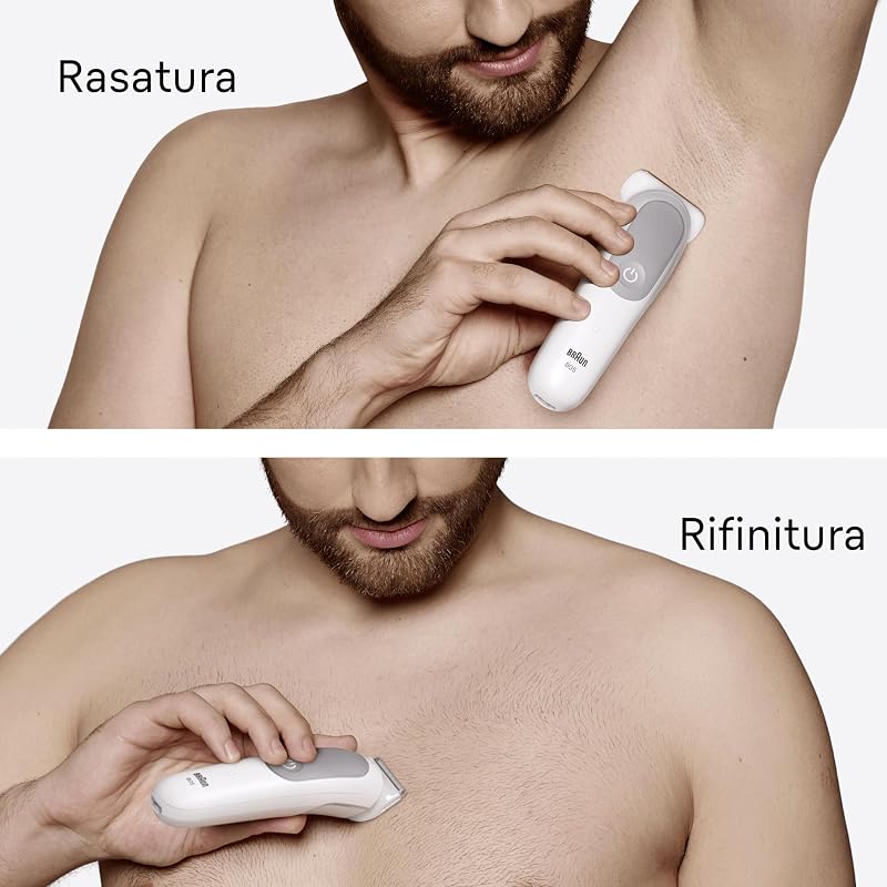 Rasoio Elettrico Corpo Uomo Serie 5, +7 Strumenti, Bg5555 Grigio