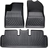 LFOTPP Tesla Model 3 Floor Mats All-Weather Floor Mats Model 3 Interior Accessories Largest Coverage Waterproof Odourless Mat