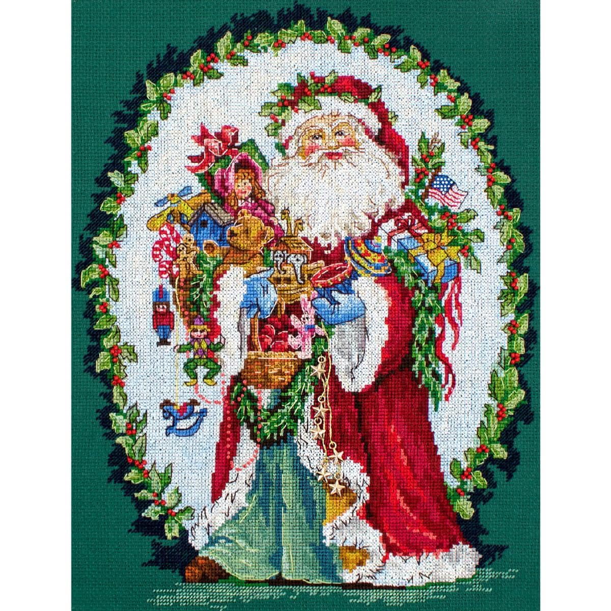 Letistitch L8005 Jolly Saint Nick Vintage Collection