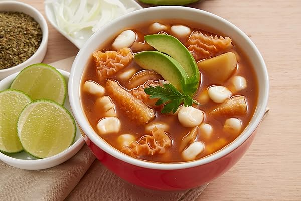CHATA RED MENUDO, BEEF BEEF BELLY STEW WITH HOMINY CORN, 25 OZ CAN, PACK OF 1