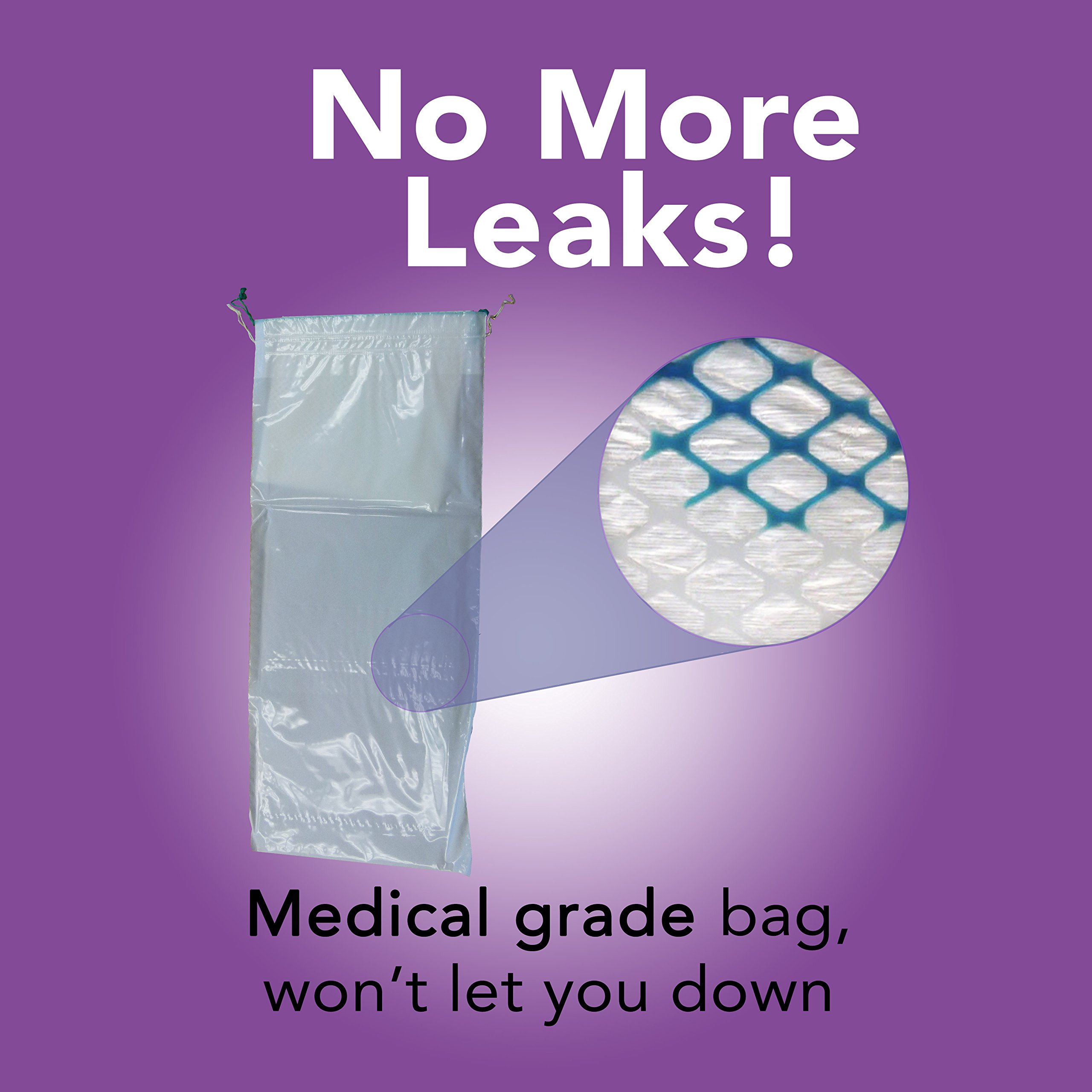 Carebag Medical Grade Male Urinal Bag with Super Absorbent Pad, 20